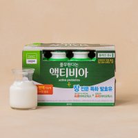 풀무원 다논 액티비아 드링크 요구르트 플레인 130ml8입