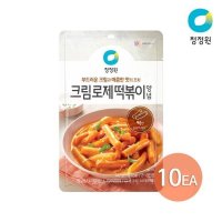 청정원 크림로제 떡볶이양념 140g x 10개