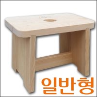 일본전통 히노끼 목욕의자 일반형 편백나무 욕실의자