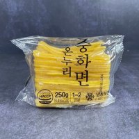 온누리 중화면250g 1 2인분 X6봉 잘뿔지 않는 짬뽕전문점용냉동숙면개별포장