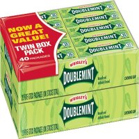 리글리 더블 민트 껌 Wrigleys Doublemint Gum 5개입 40팩