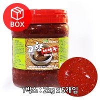 고향 옛맛 비빔장 2kg X 5개 1박스