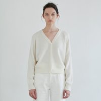 꽈페 CASHMERE HIDDEN CARDIGAN