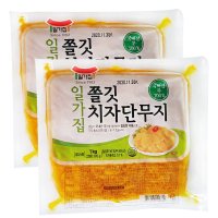 일미농수산 일가집 쫄깃 치자 단무지 1kg 2개