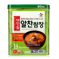 CJ 해찬들 알찬 쌈장 14kg 양념 식당용 대용량 업소용