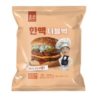 혼담은 한맥 더블벅 버거 210g