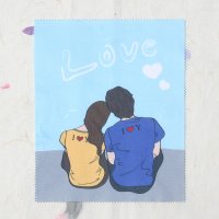 대양 귀여운 캐릭터 안경닦이 LOVE S -15장 LOVE