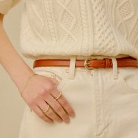 LOOKAST 룩캐스트 제이드 레더 벨트 JADE LEATHER BELT