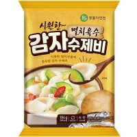 이가자연면 멸치육수감자수제비 파우치