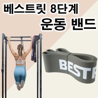 풀업밴드 8단계 - 라텍스 튜빙 탄력 고무밴드