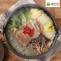 채선당 소고기 샤브탕 800g x 6팩 칼국수면 230g x 6개 칠리소스