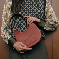 크리스틴프로젝트 DROP HOBO BAG MINI TART CHERRY