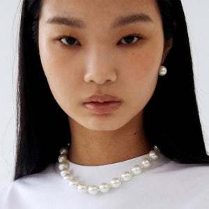 마르타 Ball Pearl Necklace