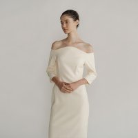 루시르주 Off the shoulder dress