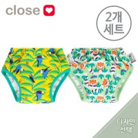 CLOSE 배변훈련팬티 2개세트 트레이닝팬티 아기배변팬티 배변팬티