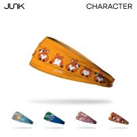 JUNK 정크 캐릭터 빅뱅라이트헤드밴드 스포츠 머리띠 러닝 크로스핏