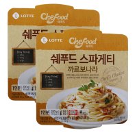 롯데푸드 쉐푸드 스파게티까르보나라220g 박스