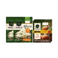 CJ제일제당 비비고 왕교자1.05kg x2 + 수제진한김치만두 400g x2