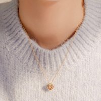 앵브록스 에스파 카리나 지젤 dazzle heart necklace