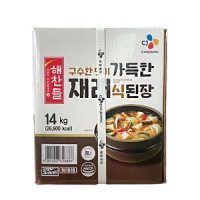 CJ제일제당 CJ 가득한 재래식된장 14kg 대용량 업소용 식당