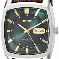 Seiko Men s Recraft Series Automatic Leather Casual Watch Model SNKP27