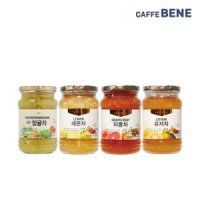 카페베네 유자차 레몬차 자몽차 480g 3개 과일청-자몽청480g