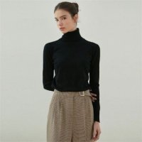 닉앤니콜 SOFT TURTLENECK SLIM KNIT