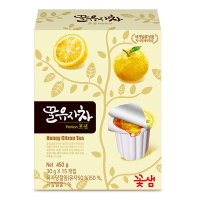 꽃샘 꿀유자차 포션 15p 450g 6개