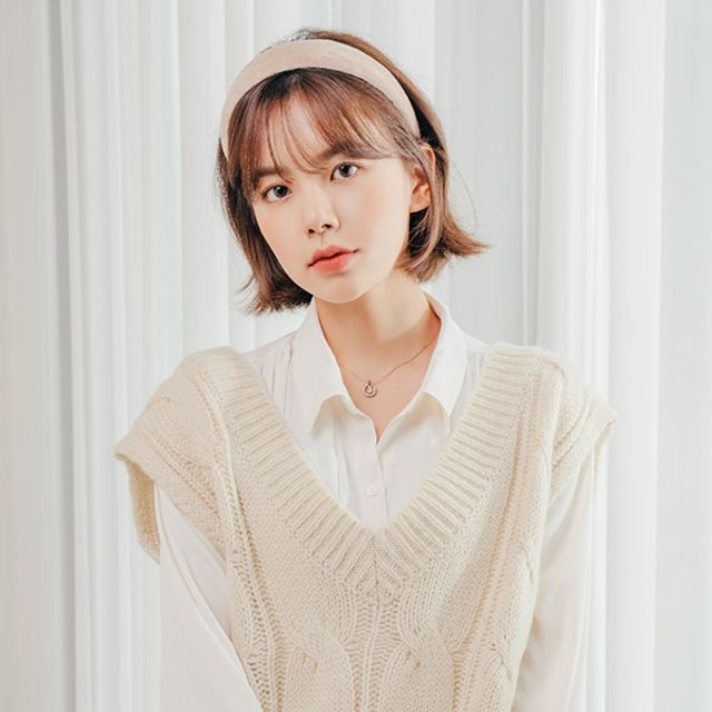 면벨벳 헤어밴드 20h232