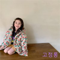 겨울 유아 아기 여아 키즈 누빔 점퍼 경량 롱 패딩 점퍼 꽃무늬 아동패딩 140