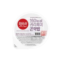 햇반 귀리흑미곤약밥 150Gx24개