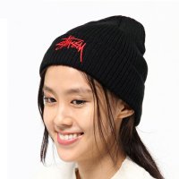 STUSSY ORIGINAL STOCK LOGO BEANIE 스투시 오리지날 스탁 보드 비니