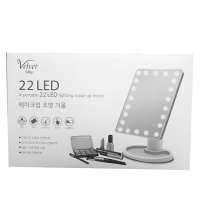 LED 메이크업 조명 거울 사각