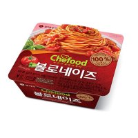 롯데푸드 쉐푸드 볼로네이즈 스파게티220gX6개 파스타 정통 즉석요리 토마토소스 아이 간식