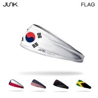 JUNK 정크 플래그 패턴 빅뱅라이트 헤드밴드 스포츠 머리띠 야구 러닝 AB25 테네시