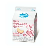 덴마크 드링킹 요구르트 복숭아