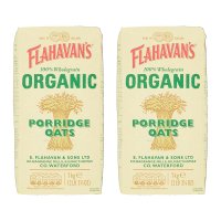 Flahavans Porridge Oats 플라하반 오가닉 포리지 오트밀 1kg 2팩 2개