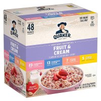 Quaker 퀘이커 인스턴트 오트밀 딸기크림 30g 48개입