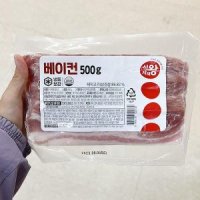 식자재왕 베이컨 500g x 1개 아이스보냉백포장