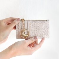 레더랩 D LAB 탄생석키링 Elly zipper wallet -