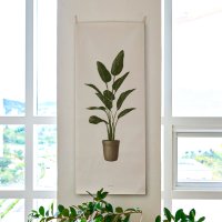 어번던스 pot plant A 세로형 패브릭 포스터 바란스커튼