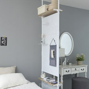 올뉴 플러스 이지 타공 파티션 가벽 칸막이 가림막 이동식칸막이 공간분리 원룸 셀프인테리어 타공판