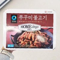 청정원 호밍스 쭈꾸미 불고기 550g x 1개 종이박스포장