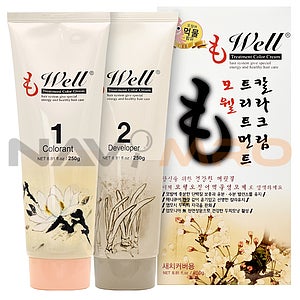 모웰 오징어 먹물 트리트먼트 칼라 크림