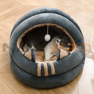 러브펫 고양이 쿠션방석 동굴하우스