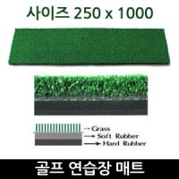 연습장매트 25x100 아파트골프장매트 골프타석매트