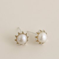 47베이지 925 Agatha Pearl Earrings 아가사