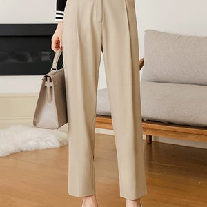 울블렌드 델라돈 세미 배기 팬츠