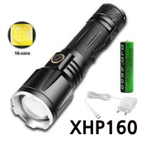 LED 충전식 줌 라이트 랜턴 손전등 후레쉬 XHP160