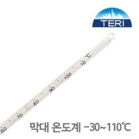 태리 TG 아날로그 유리막대 온도계 110도